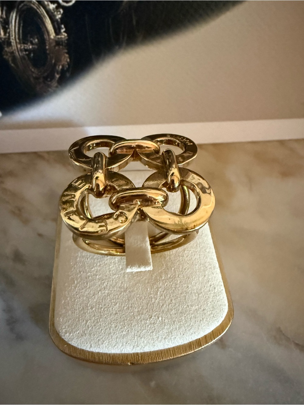 Vintage CELINE Scarf Ring - Picture 4 of 5